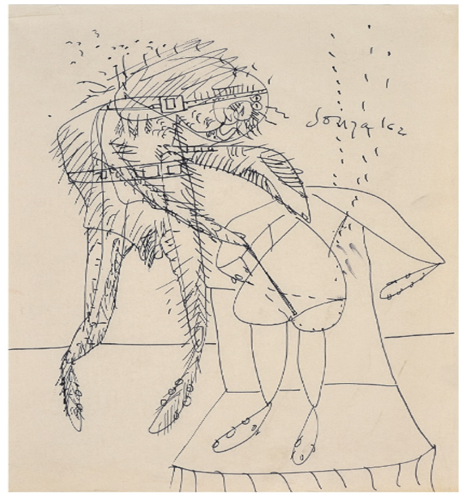 Untitled (Study of Red Curse)
