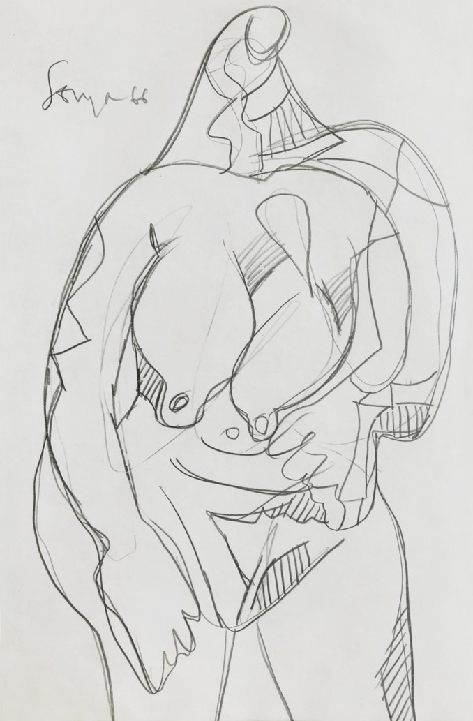 Untitled (Standing nude)