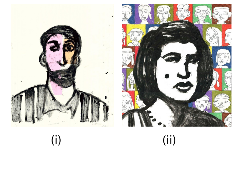 (i) Sombre (ii) Faces